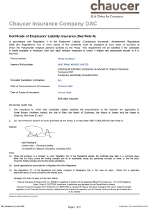 Chauser Certificate of Employers Liability Insurance 2026-03-27 01