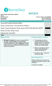 Konsileo Insurance Invoice 2026-03-27